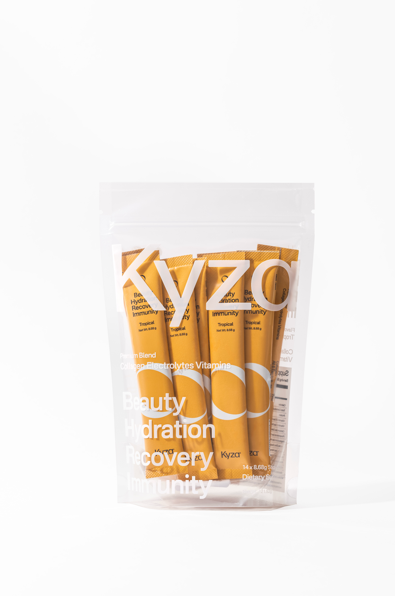 Kyza Drink – Collagen Electrolytes Vitamins (Tropical) 14 x 8.68g