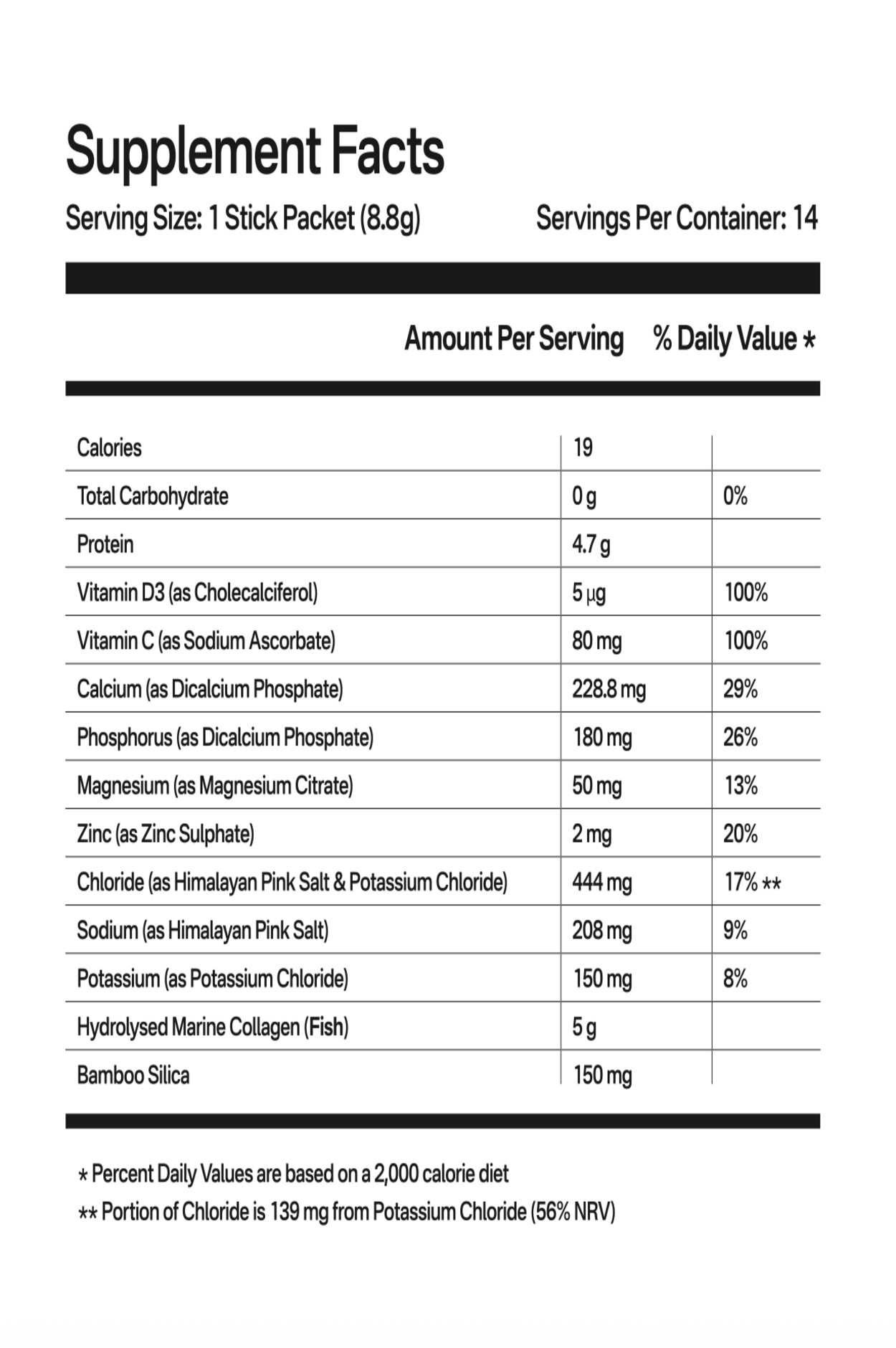 Kyza Drink – Collagen Electrolytes Vitamins (14 x 8.8g)